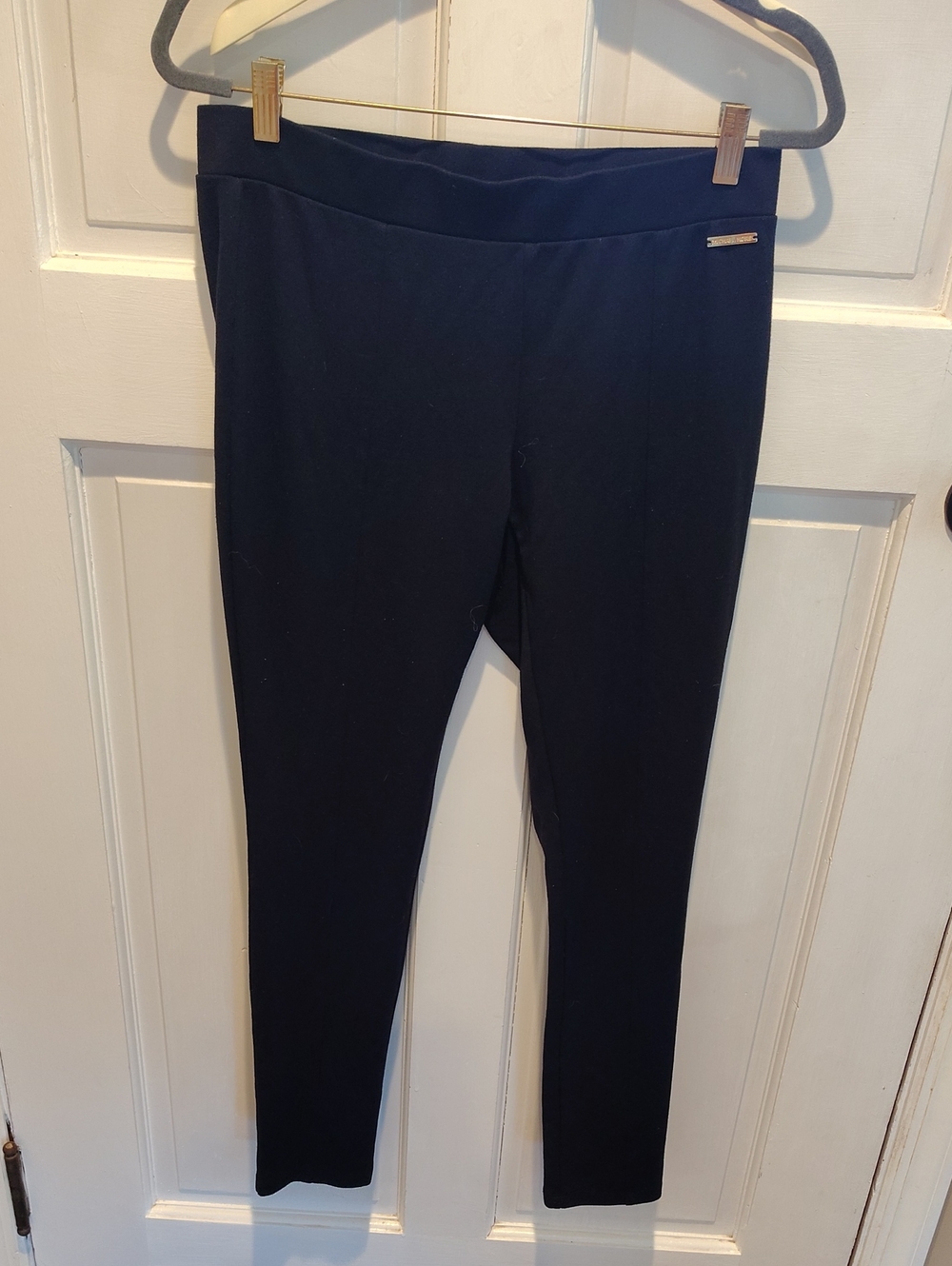 Michael Kors Med. Women's Black Ponte Leggings Pants